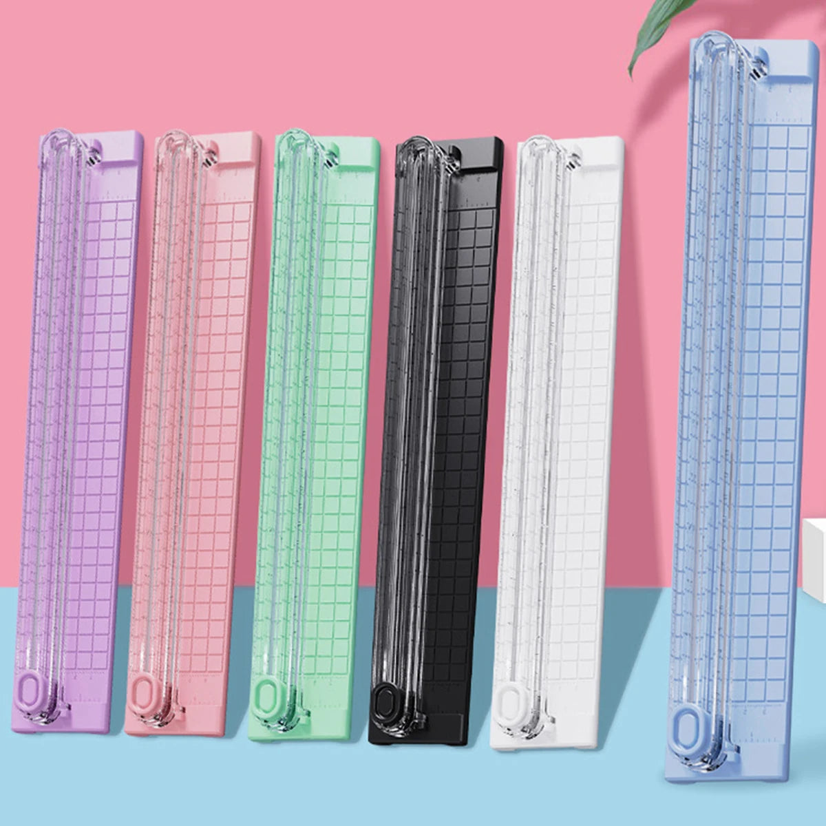 1PC Portable A3/A4 Paper Cutter Trimmer, Uncharged Manual Cutting Tool Made with Durable Plastic,  School, Home, and Office Use