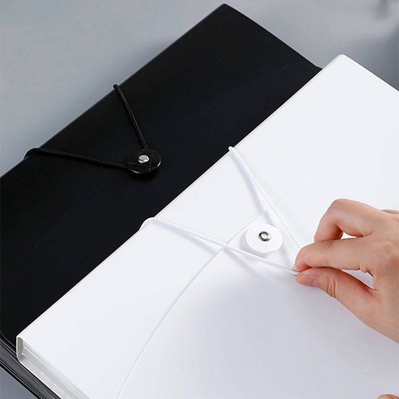 1pc Accordion File Holder Organizer，A4 Documents and Receipts - Ideal for school, Home and Office Organization