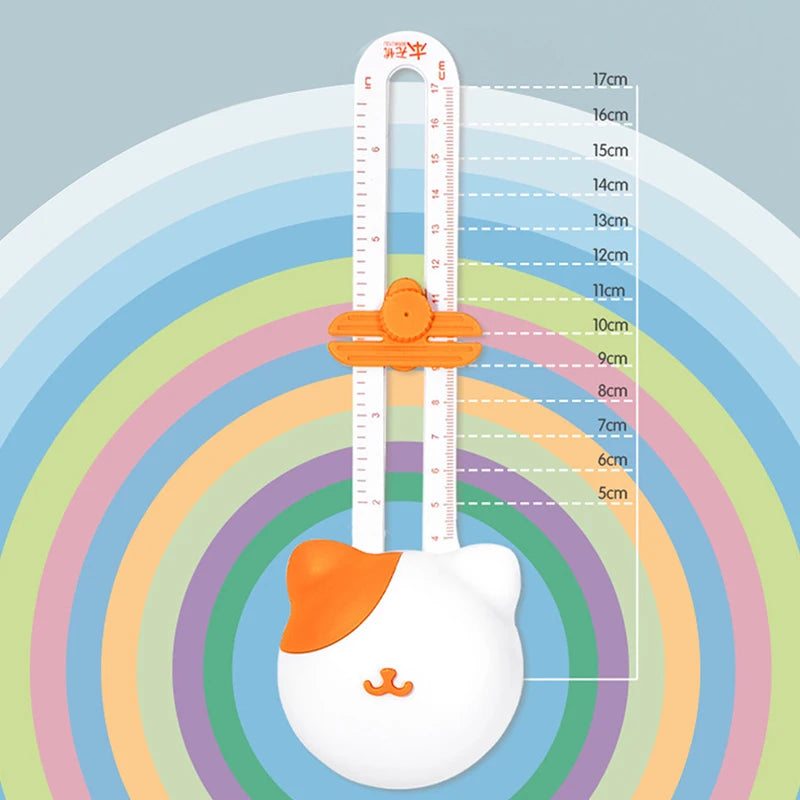 360-Degree Precision Circle Cutter - Stainless Steel Paper Trimmer For Diy Crafts, Students, 3.93" To 12.6" Diameter
