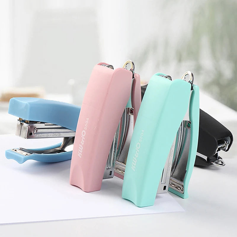 1pc Dual Mode Stapler Business Metal Durable Stapler Office Supplies multicolour Fits 24/6 & 26/6 Nail Patterns