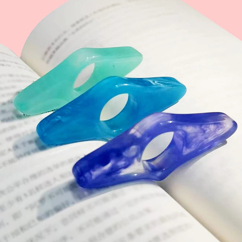 1Pc Thumb Book Support Book Page Holder Convenient Bookmark School Office Supplies Book Thumb Holder Bookmark Book Page Holder
