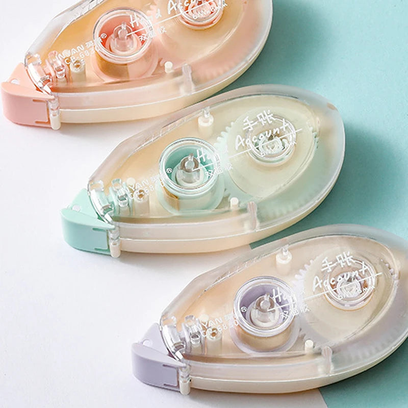 New Creative Scrapbooking Decor Practical Office Supplies Double Sided Adhesive Dots Stick Roller Glue Tape Dispenser