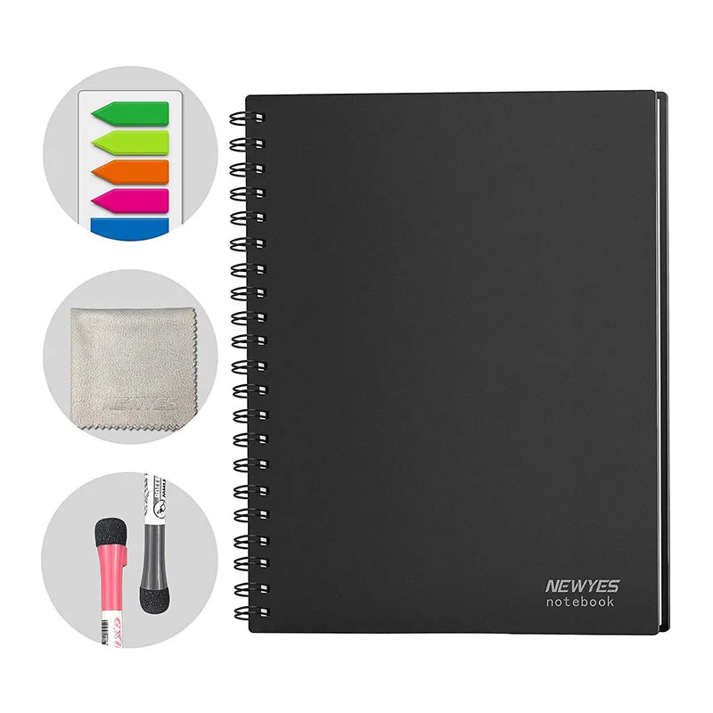 Whiteboard Wipe Clean Memo Board Portable Whiteboards with Pencils Suitable for Holding Meeting Notes Shopping Lists  A4 A5 A6